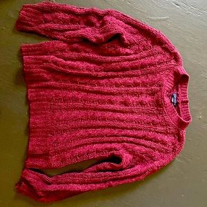 American Eagle Burgundy sweater size xs.